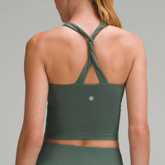 Lululemon Align Keyhole Halter Tank Top - 6 Dark Forest - Picture 2 of 7